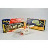 Dinky Toys No. 111 Cinderella's Coach, E to NM in G Box plus Dinky Toys No. 358 USS Enterprise (Star