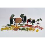 Various Metal Accessories relevant to Britains and other makers including Trailer Raves and other