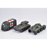 Dinky Military Trio. Generally VG to E. (3)