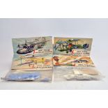 Airfix Aircraft Series 1, Type 3 Bagged Kits; Grumman Gosling, Albatros Dva, Sopwith Camel and