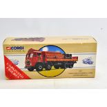 Corgi Classics Diecast Truck No. 97317 Foden Flatbed with Barrels and Chains - Scottish and