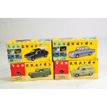 Corgi 1/43 Vanguards diecast Group comprising Austin Allegro, Austin A60, Reliant Regal and Ford