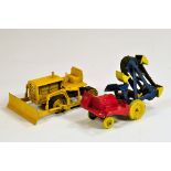 Matchbox Moko Toys Bulldozer finished in yellow plus Condon Muir-Hill Bucket Loader. Fine examples