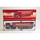 Corgi 1/50 Commercial Diecast comprising No. CC13819 Mercedes Actros Curtainside. Massey Wilcox. M