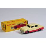 Dinky No. 170 Ford Fordor Sedan in two-tone cream/red. Bright example is E to NM in E Box.