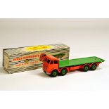 Dinky No. 902 Foden (2nd type) Flat Truck in orange and green. E example in G Box.