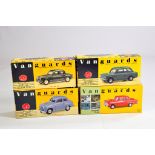 Corgi 1/43 Vanguards diecast Group comprising Rover P4, Hillman Imp, Austin A35 and Vauxhall Victor.