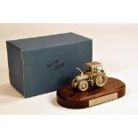 Extremely Scarce Pewter Model of a Ford 4110 Tractor. Presented to Ford Tractor Dealers to