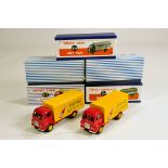 Atlas Dinky Guy Van Collection comprising Slumberland, Lyons, Heinz x 2 and Spratts. All M in Boxes.