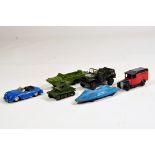 Diecast assortment to include Dinky Pre-War Tank and other issues. G to E. (6)