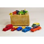 An interesting selection of misc plastic vehicles including cars and commercials. Palitoy / Tudor