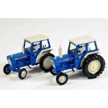 Britains Farm 1/32 Ford 5000 and 6600 Tractor duo. Would benefit from a clean. E (2)