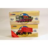 Corgi 1/50 Commercial Diecast comprising No. 97931 AEC Flatbed (Greenall Whitley) plus 97329 Bedford