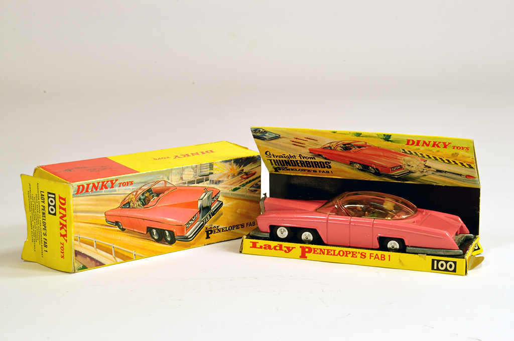 Dinky No. 100 "Thunderbirds" - Lady Penelope's FAB1. E to NM in G Box (inner tray is VG).