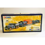 Corgi 1/50 Commercial Diecast comprising No. 55201 Diamond T Ballast Low Loader Heavy Haulage Set.