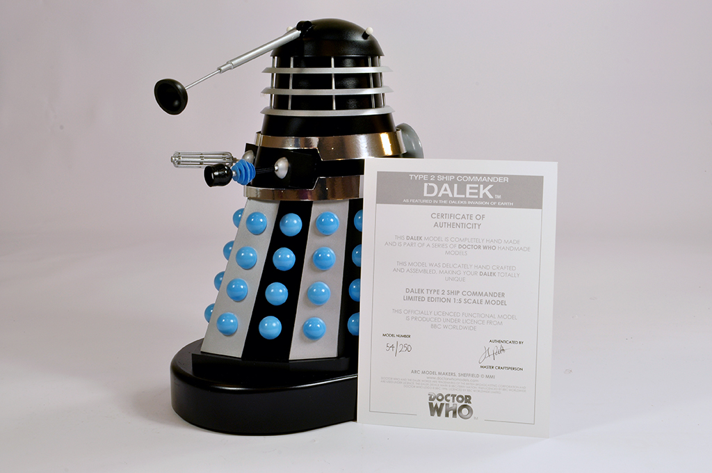 ARC Model Makers Officially Licensed from BBC (2004/5) Limited Edition 1/5 Scale Handmade Dr Who