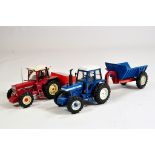 Britains Farm 1/32 International 956XL with Spreader plus Ford TW20 Tractor and Trailer. VG to E. (
