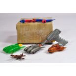 An interesting selection of misc plastic toys including Space related items from Poplar Playthings /