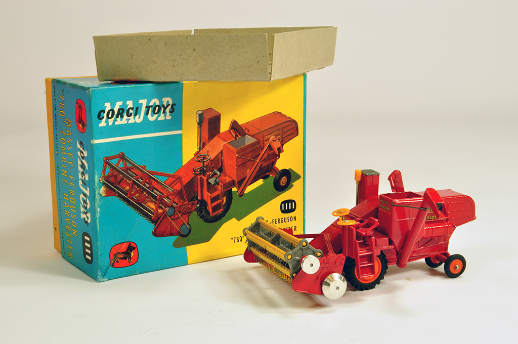 Corgi No. 1111 Massey Ferguson 780 Combine Harvester. Metal Tines. Generally NM in VG to E Box (