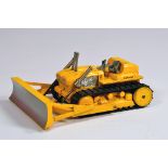 Corgi No. 1107 Euclid TC12 Tractor with lever operated dozer blade. Scarce Yellow. Generally G to