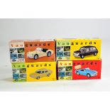 Corgi 1/43 Vanguards diecast Group comprising Triumph TR3A Open Top, Morris 1300, Morris Marina 1300