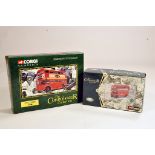 Duo of Diecast London Transport (Bus) related models from Corgi. M in Boxes. (2)