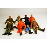 Various assortment of interesting mainly Action Man (Palitoy) Figures. Conditions vary. (8)