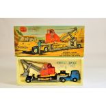 Corgi No. GS27 Bedford TK Articulated Machinery Carrier Low Loader with Priestman Cub Shovel Load.
