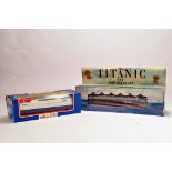 Duo of Boat Models including Titanic and Stena Line HSS. M in Boxes. (2)