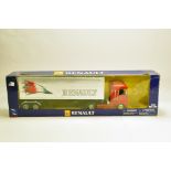 New Ray 1/32 Renault Magnum and Container Trailer. M in Box.