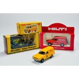 Selection of various diecast models including Matchbox, Dinky (Atlas) and others. M in Boxes. (4)