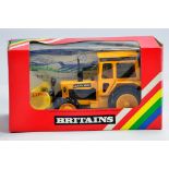 Britains No. 9590 1/32 Volvo BM2654 Industrial Tractor with snowplough. E to NM in VG Box.