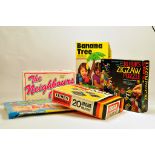 Group of retro / vintage / collectable games including Banana Tree, Rubiks Puzzle plus others.