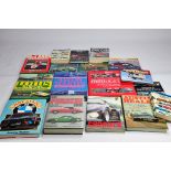 Assortment of various reference and guide books on motorsport and automobilia including Austin