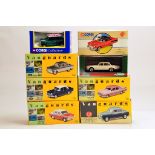 Corgi Vanguards Diecast Car Assortment including various issues. Rover, Jaguar, Mini, Hillman