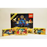 Classic Retro Lego Space Series comprising Sets No.6951, 6846, 6848 and 6844. Appear complete.