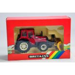 Britains No. 9616 1/32 Valmet 805 Tractor and Snowplough. M in E Box.