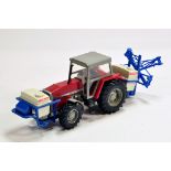 Britains Farm 1/32 Massey Ferguson 3680 Tractor and Crop Sprayer Set. E.