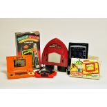 Group of retro / vintage / collectable games including Tomy Electronic Games, Donkey Kong, Pocket