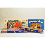 Group of retro / vintage / collectable games including MB Downfall, MB Home and Away plus two