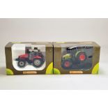 Universal Hobbies 1/32 Massey Ferguson and Claas Tractor issues. VG to NM in Boxes. (2)