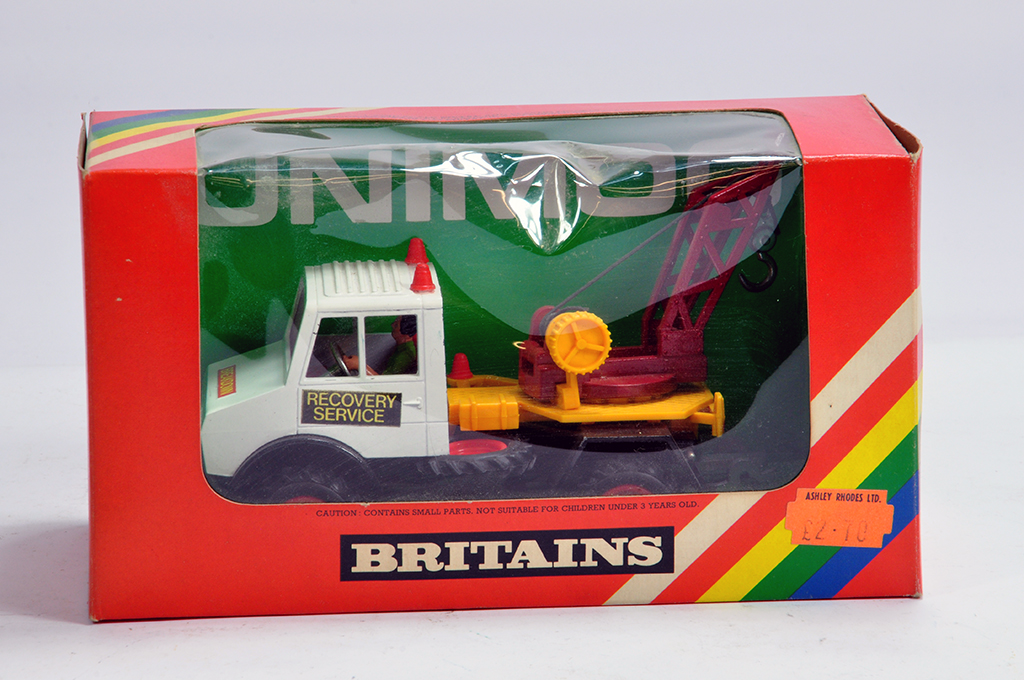 Britains No. 9581 1/32 Mercedes Unimog Recovery Service. M in VG to E Box.