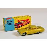 Corgi No. 241 Ghia L6.4 in metallic yellow/gold body. VG to E in F Box.