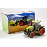 Universal Hobbies 1/32 Weathered Claas Ares 836 Tractor. Boxed.