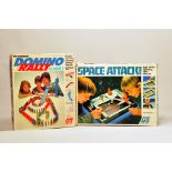 Group of retro / vintage / collectable games including Action GT Domino Rally and Space Attack.