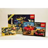 Classic Retro Lego Space Series comprising Sets No.6971, 6881, and empty box for 8845. Appear