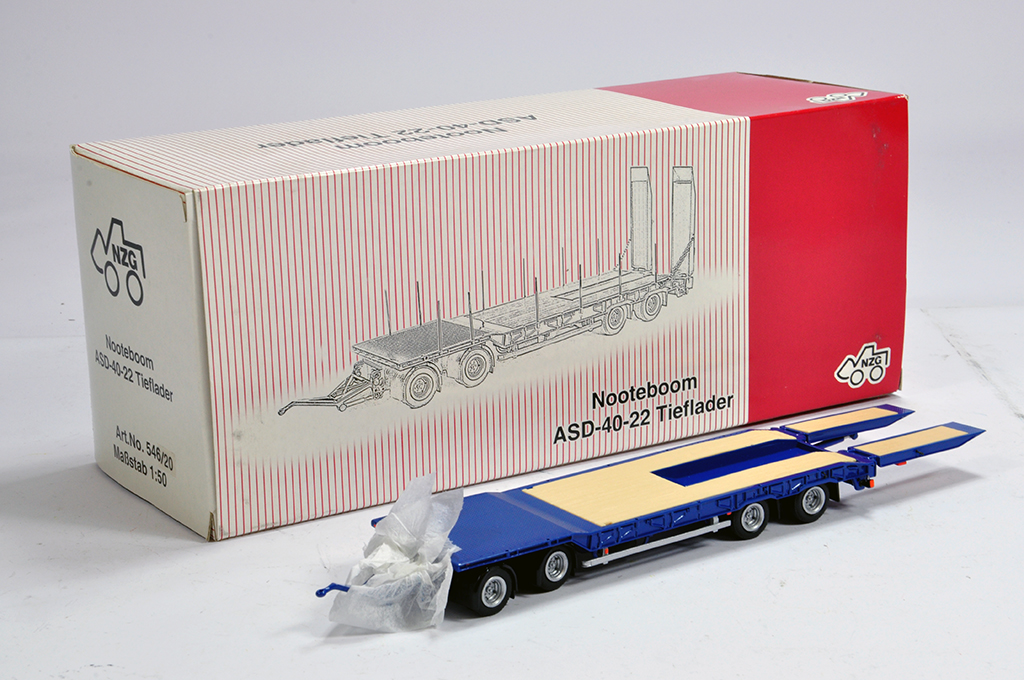 NZG No. 546/20 1/50 scale Nooteboom ASD-40-22 Semi Low Loader Trailer. M in Box.