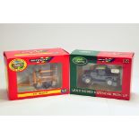 Britains 1/32 Disc Harrow plus Land Rover Defender Pickup. M in Boxes. (2)