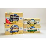 Corgi Classics Diecast Bus Group. M in Boxes. (4)