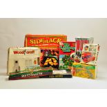Group of retro / vintage / collectable games including Side Track, MB Shut the box and others.